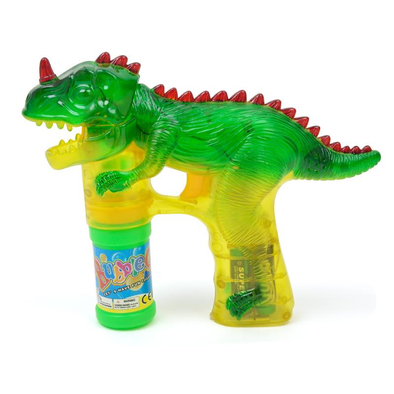 

Dinosaur Bubble With Light, Electric Luminous Music Transparent Dinosaur Bubble Machine, Children S Bubble Toy