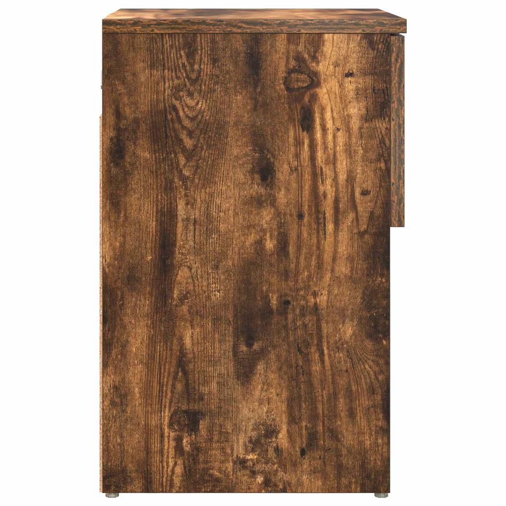 Bedside Cabinet Smoked Oak 29 x 31.5 x 49 cm Engineered Wood