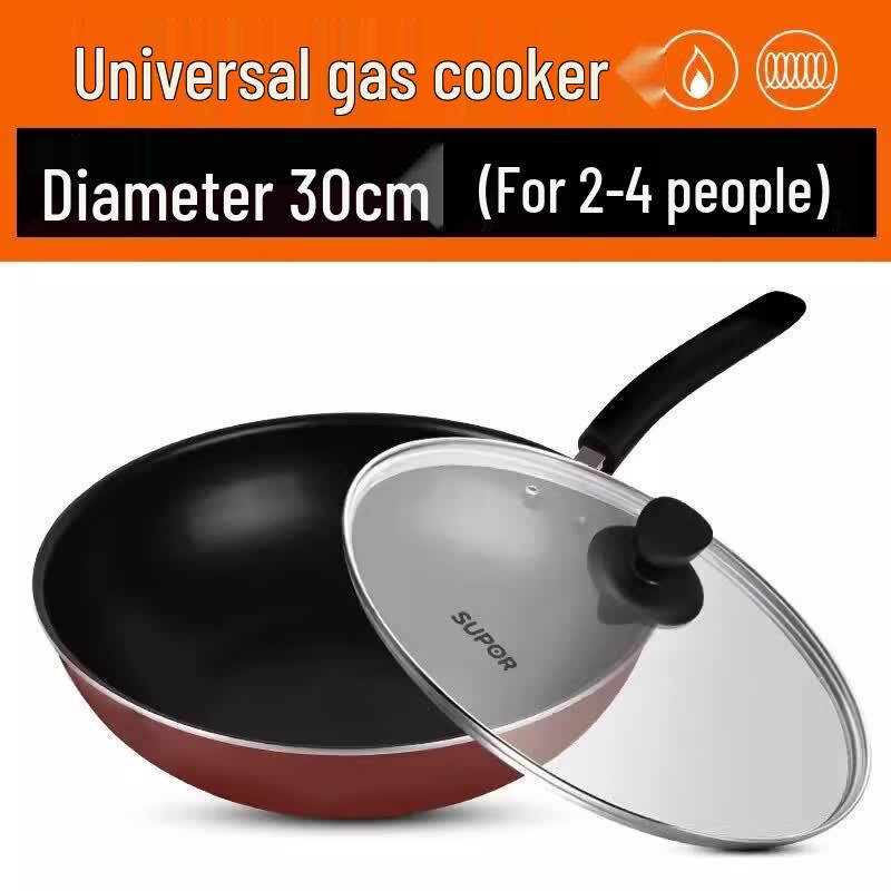 Supor Colorful Aluminum Alloy Wok PC30S3
