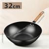 COOKER KING  Traditional Handmade Iron Pans High Quality Wok Pot Non-stick Kitchen Uncoated