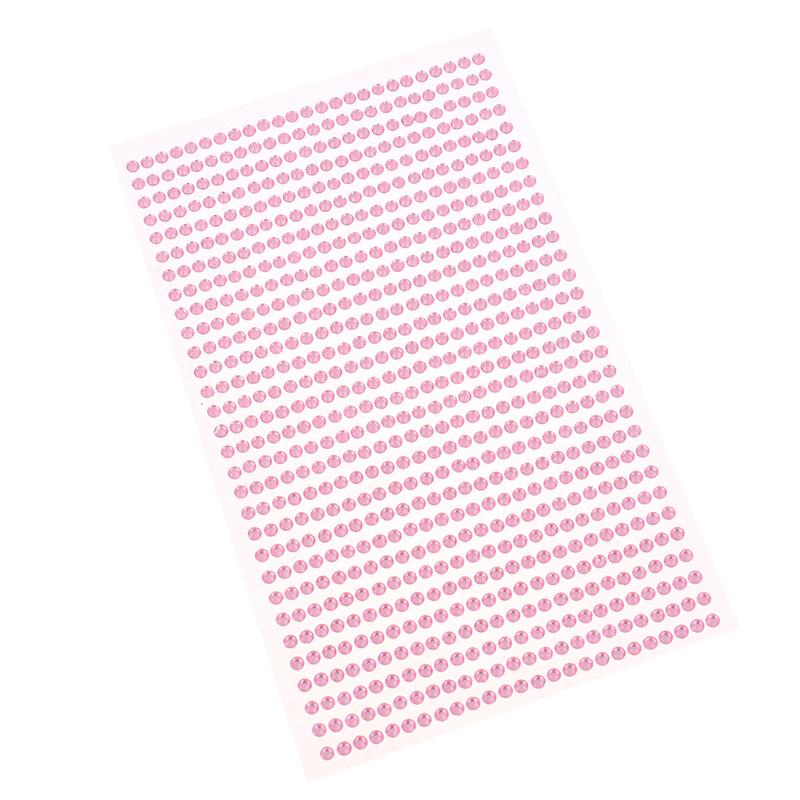 750шт алмазная наклейка самоклеящаяся наклейка акриловая татуировка светло-розовый