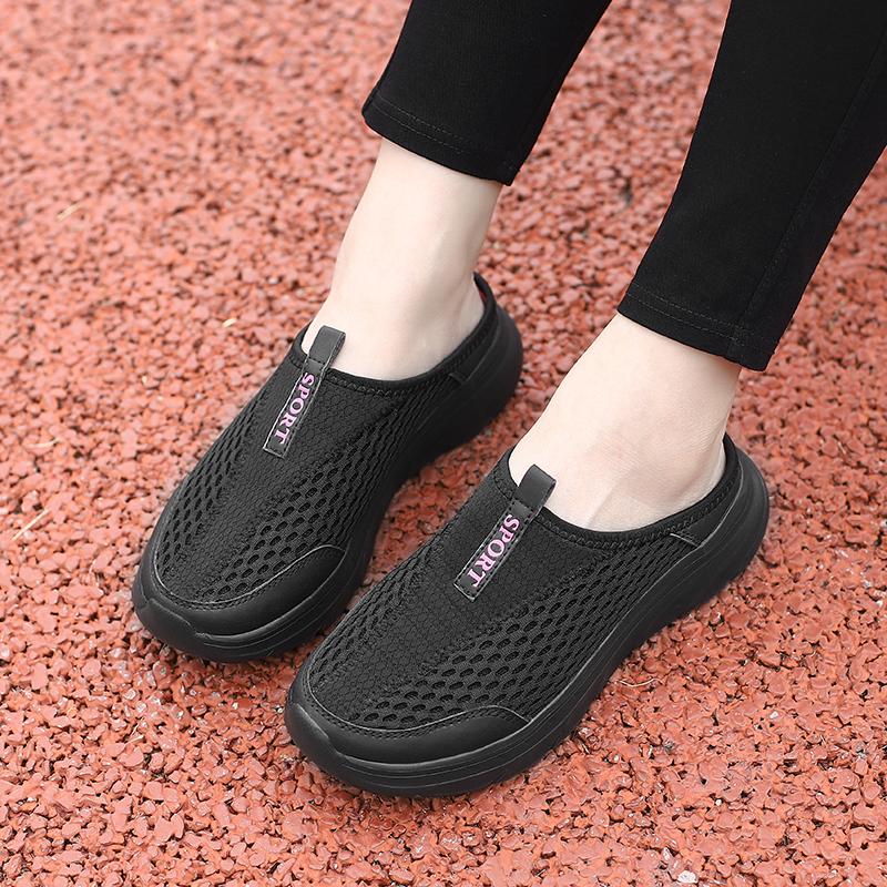 35-48 Unisex Pantofole Mezzepunte Traspiranti Ultraleggere Indoor / Outdoor Pantofole da Donna Taglia Grande Pantofole da Uomo Sandali a Mezzapunta