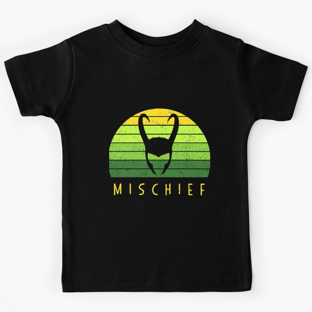 Loki mischief distressed Kids T-Shirt 160