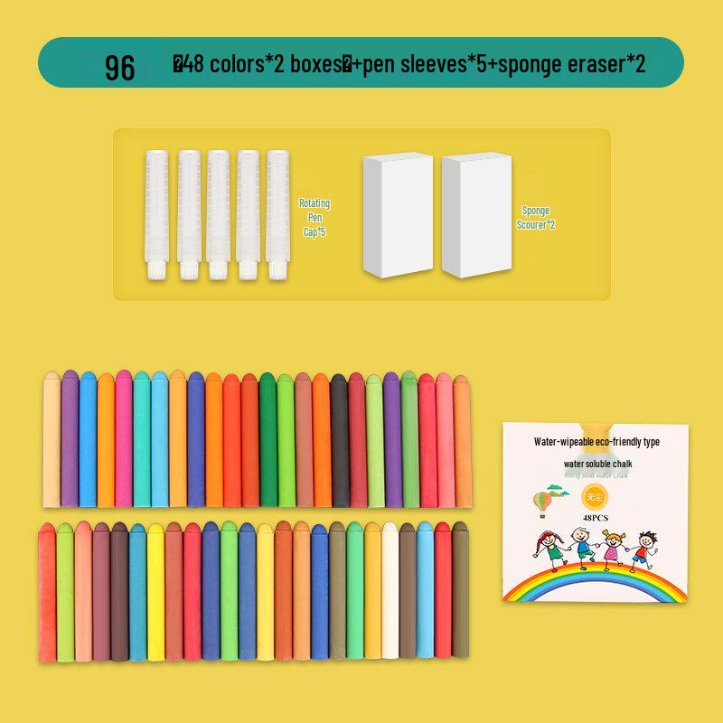 Dust-Free Colorful Chalk for Children's Blackboard