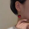 Autumn/Winter Cute Sweet Red Cherry Women's Stud Earrings