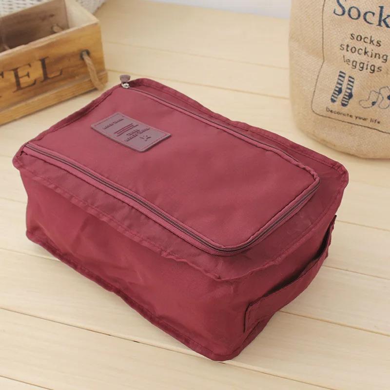 Portable Shoe Bags Travel Dust-Proof Holds Multifunction Waterproof Folding Storage High Capacity Student Shoe Pouch Organizer