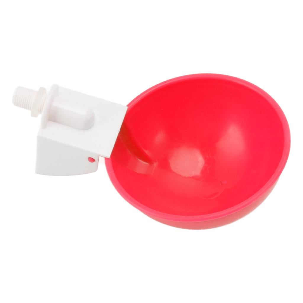 10PCS G1/8 Male Thread Chicken Waterer Cup Thicken Automatic Poultry Water Feeding Equipment for