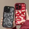 Sexy Red Lips Fashion Silicone Phone Case For iPhone 16 15 14 13 12 11 Pro Max 7 8 16 Plus 16E X XS XR SE Shockproof Soft Cover