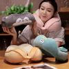 Cute Animal Design U Shaped Pillow Soft Plush Cartoon Travel Neck Cushion For Sleeping
