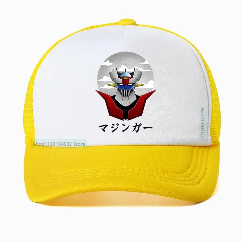 Unisex summer Dad hat Anime Mazinger Z baseball cap Für Männer Design Kurzarm Mode Benutzerdefinierte Plus Cartoon Camiseta hats
