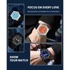 OFNS New Fashion Color Dial Men's Quartz Watch Outdoors Casual Waterproof Clock Silicone Sports Business Dress Men Watch
