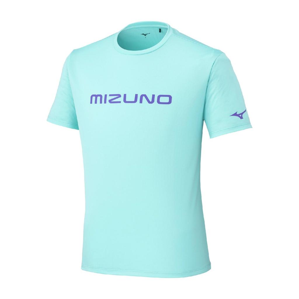 Mizuno Table Tennis Game Short JTTA Blue Radiance Shirt, Sleeve, U-Neck, Unisex, Moisture-Wicking, Quick-Drying, Certified, 82JAA110,