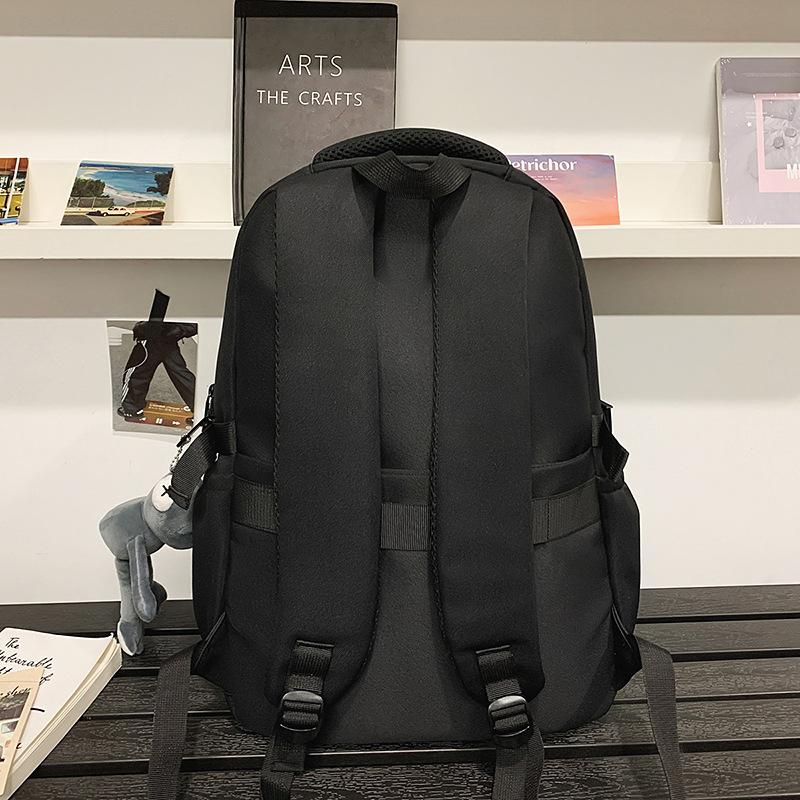 School bag new school bag men's Korean version ins trendy tooling style large capacity middle and high school students multi-compartment casual