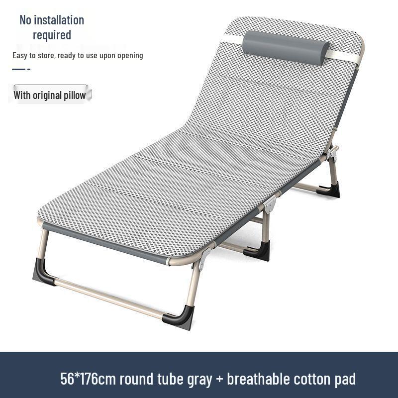 Multifunctional Single Bed Recliner: Perfect for Caregivers, Naps, Offices, Camps, and Rentals - Foldable and Compact.