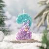 Creative Cute Cartoon Purple Bunny Digital Birthday Candle Children's Party Atmosphere Cake Decoration