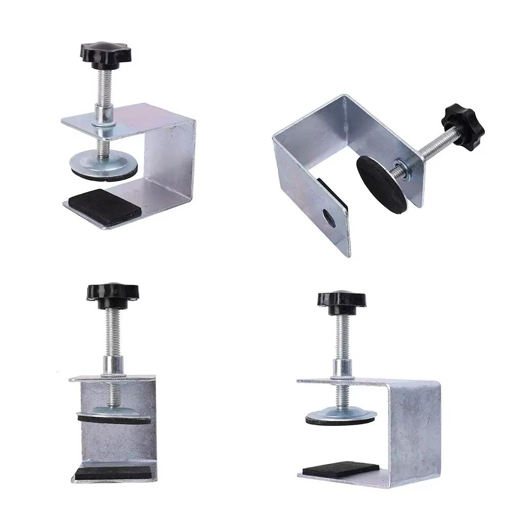 2/4PCS Woodworking Jig Cabinet Tool Home Furniture Steel Drawer Front Installation Clamps Drawer Panel Clips Carpentry Tools