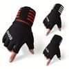 Fitness gloves, sports long wrist guards, anti-cocooning and non-slip half finger