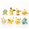 Adorable Pikachu Figurine Collection Pvc 8 Variants With Detachable Swim Ring Psyduck