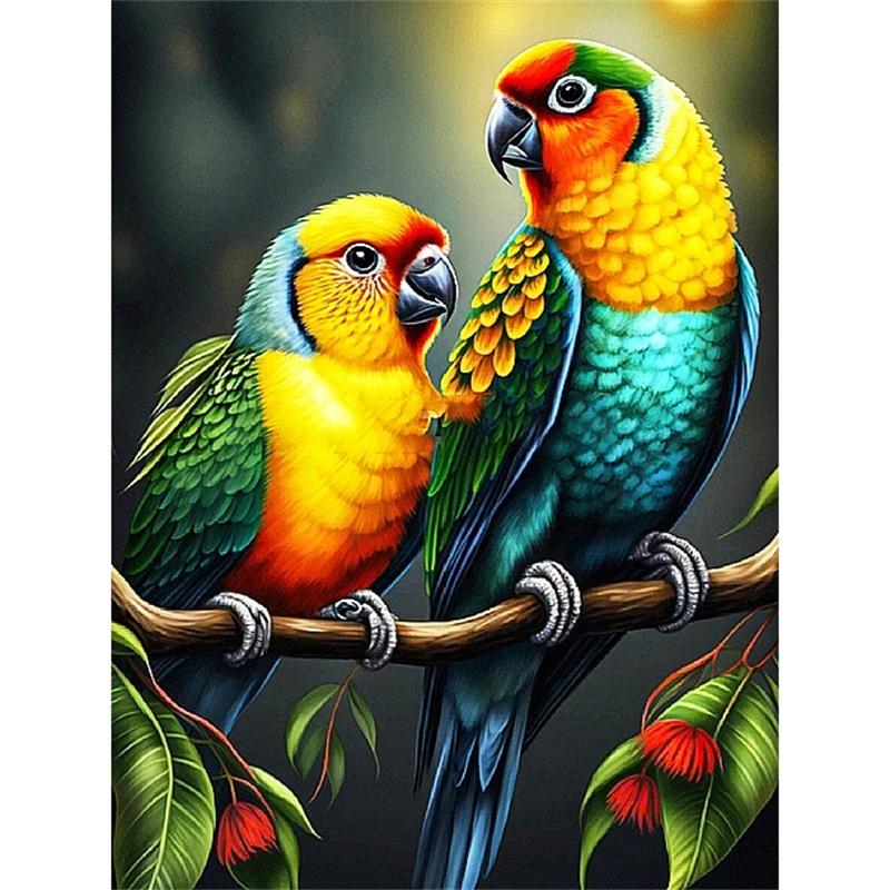 DIY Diamond Painting Birds On The BranchCross Stitch Kit Mosaic Art Diamond Painting Full Circle/Square Diamond Home Decoration