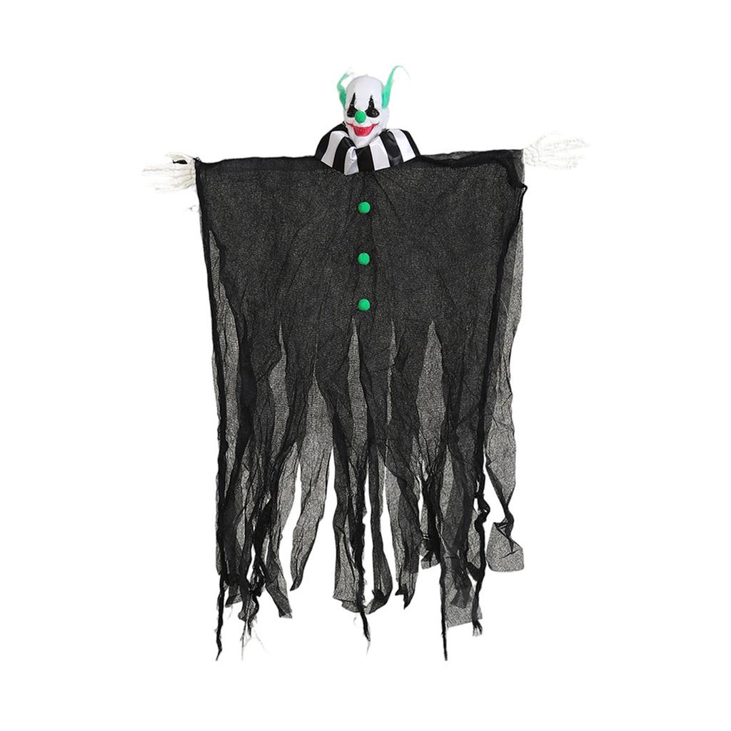 Spooky Halloween Hanging Horror Clown Ghost Decor Skeleton Props for Haunted House Garden Party Outdoor Indoor Decorations