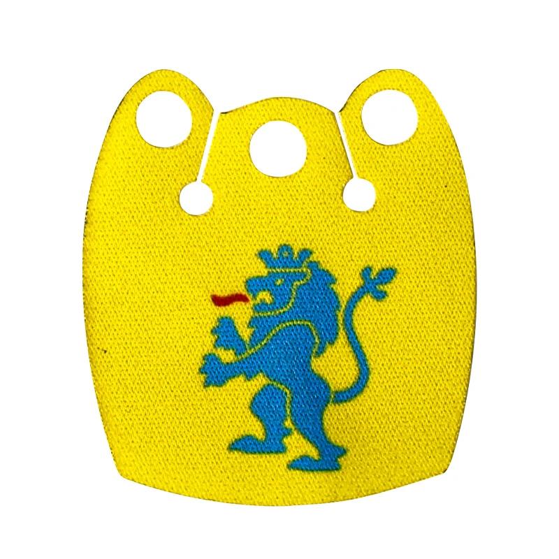 Medieval Army Empire Flag and Flagpole Set - Knight Building Blocks with Cloak and Weapon Bricks