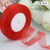 45M*2cm Yarn Organza Lace Ribbons Glitter DIY Crafts Universal Gift Wrapping  Halloween