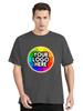 Customized Cotton Printed Your Logo Tshirts Men Short Sleeve Tshirt Women Personality Casual Streetwear Custom Tees Tops