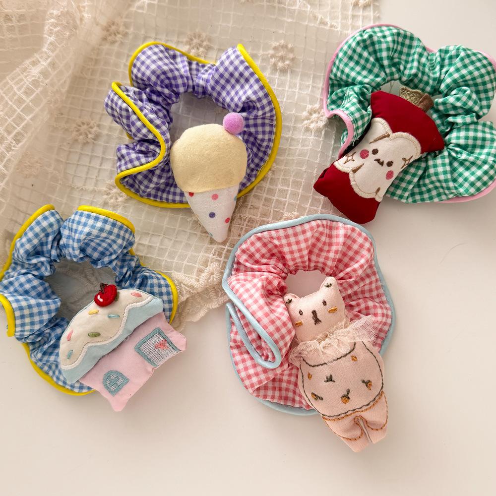 Children's Elastic Hair Bands Cartoon Cute Baby Girls Hair Rope Ties Ponytail Holder Rubber Bands Kids Headwear Hair Accessories