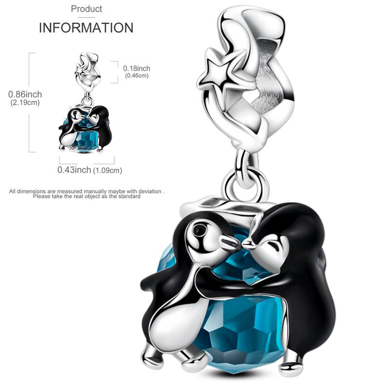 Christmas Bell Dangle Beads Copper Snowman Heart Elk Christmas Tree Snowman Fit Original Bracelet Women Jewelry