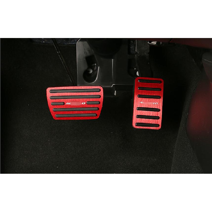 Fit For Honda Accord 2018- Red Aluminum Brake Pedal Accelerator Pedal Cover