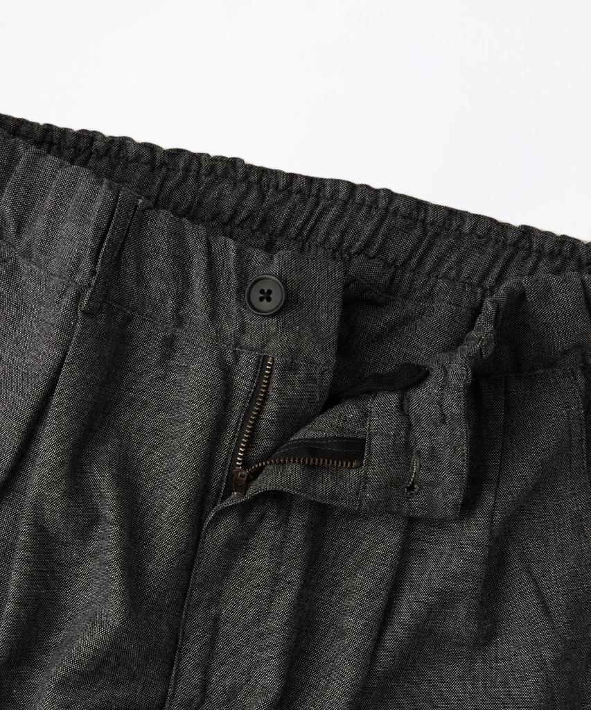 OUTSTANDING Linen Cotton Comfort Pants_Charcoal