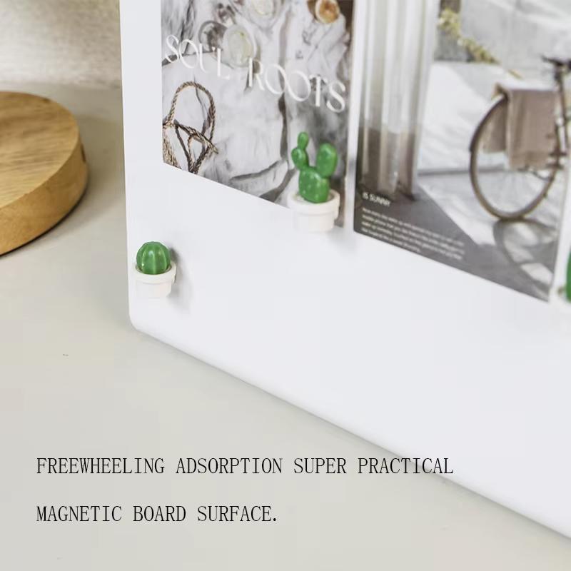 Message Board-Black-To do List Planner for Daily Inspiration,Easy Write & Wipe Surface with Magnetic Adsorption for Home.