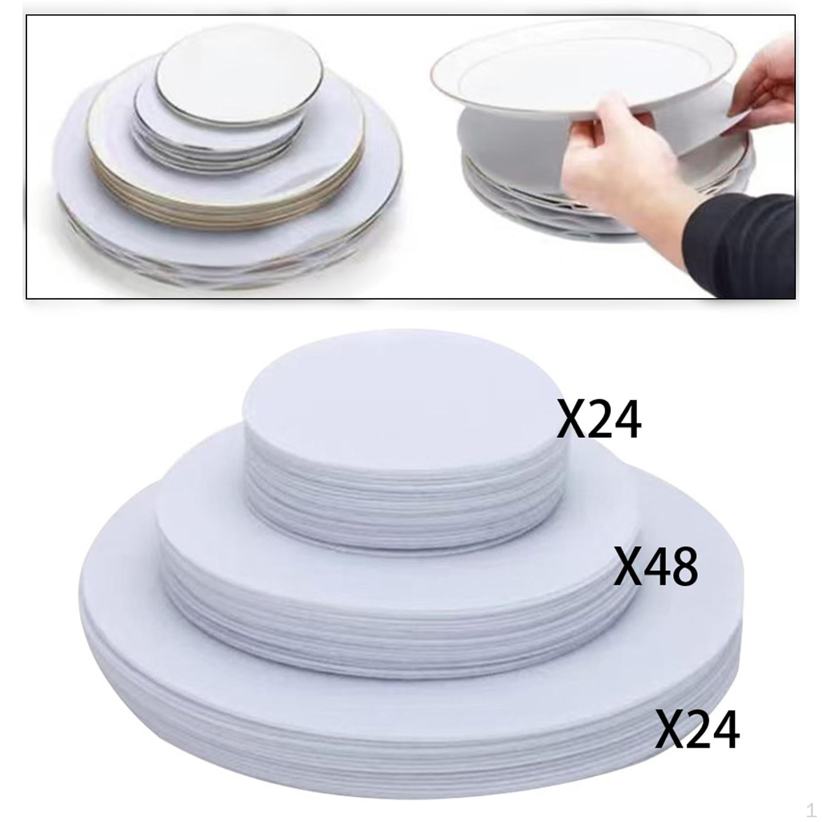 

Разделитель тарелок из фетра, Защитный чехол для хранения, Подложки для столовых приборов 96pcs