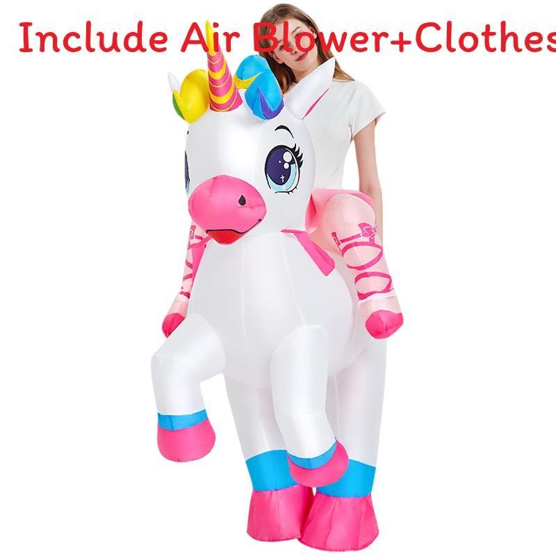 Koala Unicorn Giraffe Pig Tropical Fish Cosplay Inflatable Suit Halloween Easter