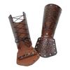 Viking Knight Arm Gauntlets Bracer Vintage Faux Leather Gauntlets Wristband Medieval Leather Bracers Arm Armors