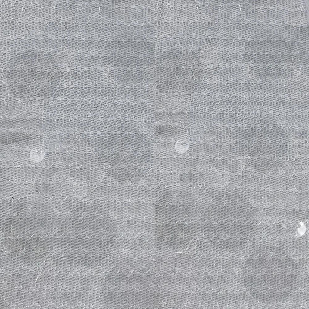 1yards 5+18mm Silver Shiny Beaded Fabric for DIY Sewing Stage & Costume Dress Background Clothing Supplies Handmade DIY Etc.