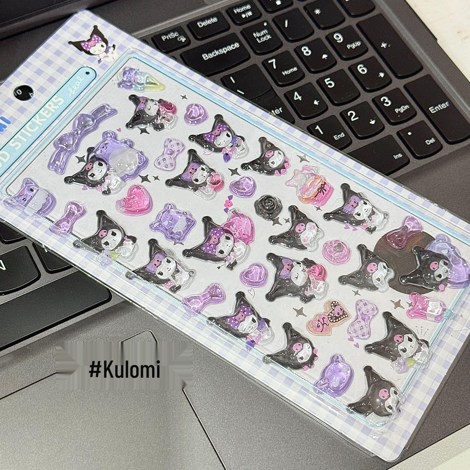 3D Embossed Cinnamoroll & Girly Melody Kitty DIY Phone Case Stickers - Hot Selling