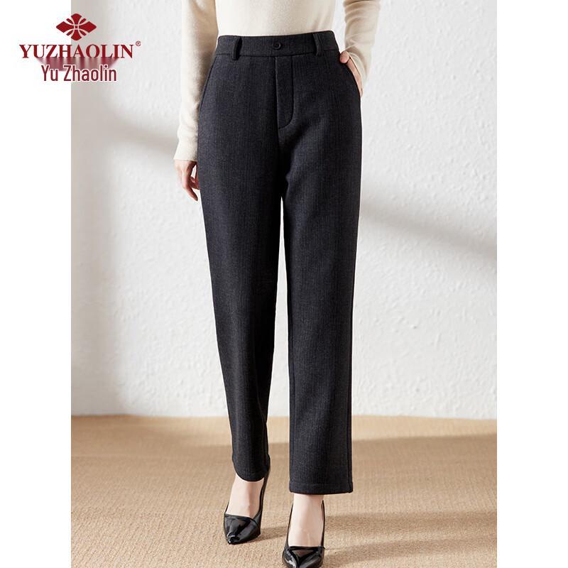 Yuzhaolin Women's Thermal Fleece-Lined Straight-Leg Pants