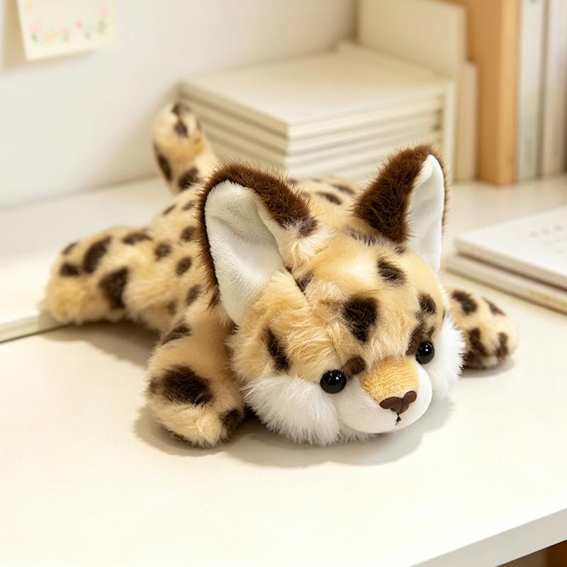 Kawaii Plush Animal Cartoon Panda Tiger Giraffe Turtle Stuffed Doll Refrigerator Sticker Creative Home Decoration Children Gift