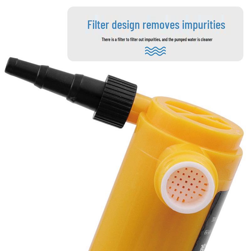 3-in-1 12V Micro Water Pump for Drill and Slotting Machine, 10m Submersible Pump