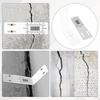 Concrete Crack Monitor L Shape Acrylic Ruler Crack Monitoring Tool for Detection Tracking Building Internal External Wall Corner