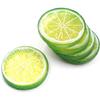 6 Artificial Lemon Slices Blocks Props Simulation Fake Fruit Realistic Model Party Home Kitchen Restaurant Christmas Decoration
