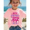 Summer Children's Round Neck Pure Cotton Short-sleeved Number '67' Colorful Printed Casual T-shirt, Fashionable Top for Girls 67