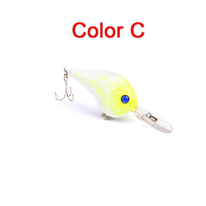 1PCS Random Color Classic Bionic Bait Freshwater Bass Bionic Bait 9.5 Cm Plastic Hard Bait