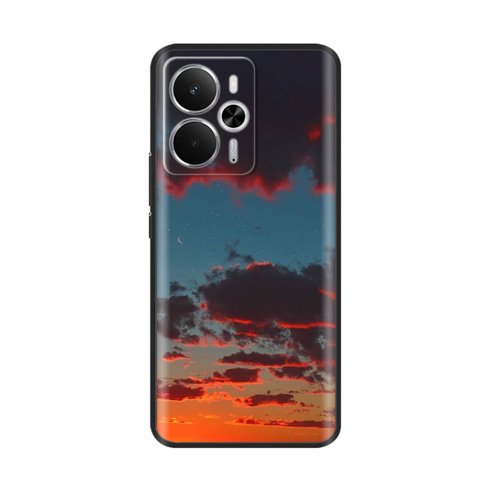 För Realme 14 5G Fodral Mjuk Matt Silikon Baksideskydd För Realme 14T Fundas Realme14 Tecknade Blommor Fodral för Realme 14T