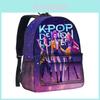 Zaino 3D Cielo Stellato Gruppo Kpop Hunter Witch con Materiale in Poliestere per Studenti delle Scuole Medie
