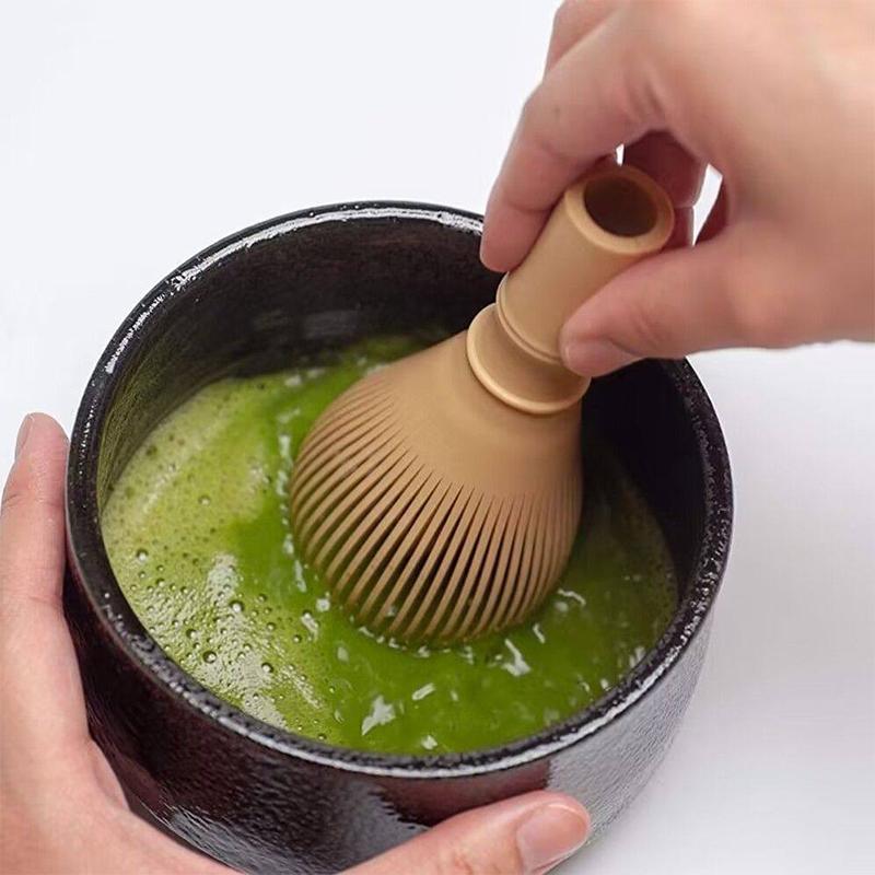 Traditional Matcha Whisk Reusable Resin Matcha Whisk Chasen Dishwasher Safe Matcha Stirrer Matcha Green Tea Powder Preparation