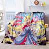Japanese anime cute cartoon theme Sailor Moon Tsukino Usagi blanket suitable for home beds, sofa covers, office nap, outdoor warm blankets O6