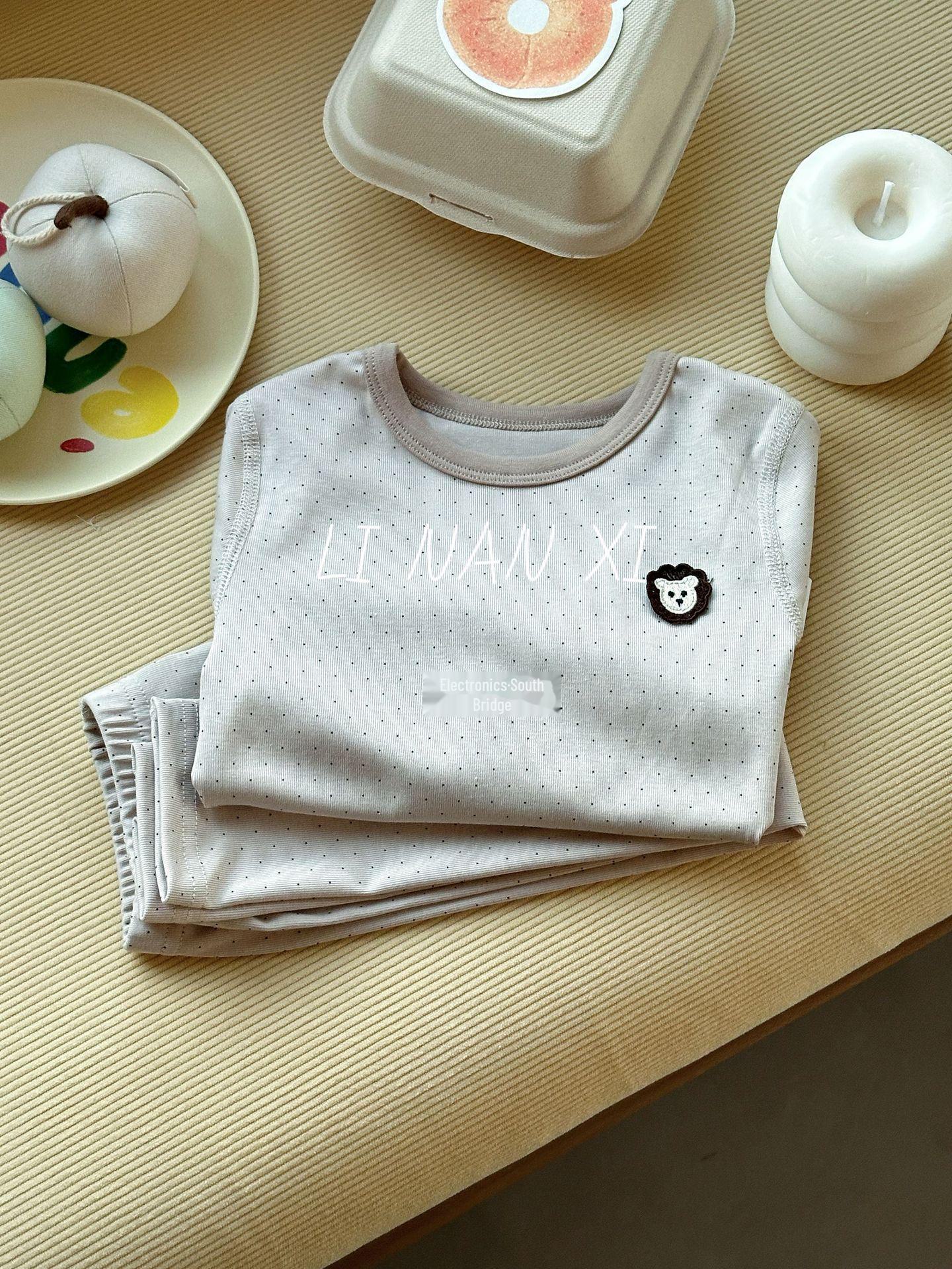 

Youkesi Children s 25th Anniversary Fun Pajamas Set - Unisex Round Neck 90 cm