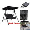 Anti-uv Swing Seat Canopy Cover With Bandages For Outdoor Use